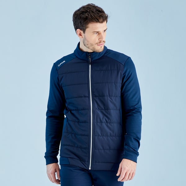 Ping Aiden Men's Hybrid Fleece Jacket - Navy