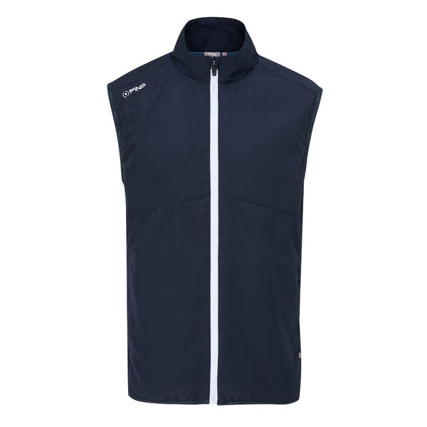 Ping Ashbourne Men's Fleece Vest - Navy/Stormcloud