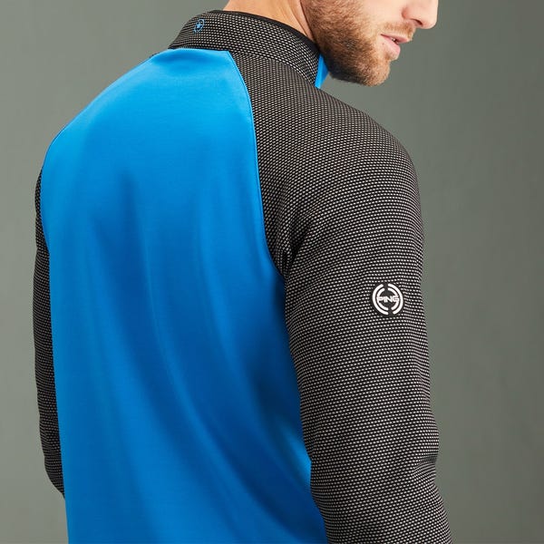 Ping Astle Men's Colour Block Fleece - Blue 24/Black