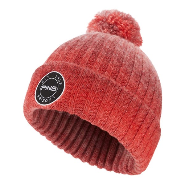 Ping Barraclough Men's Bobble Hat - Tomato Red