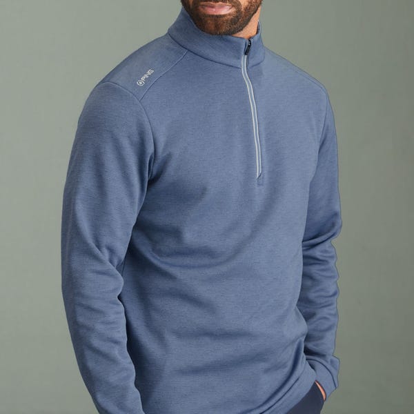 Ping Bexton Men's Half Zip Fleece - Airforce Multi