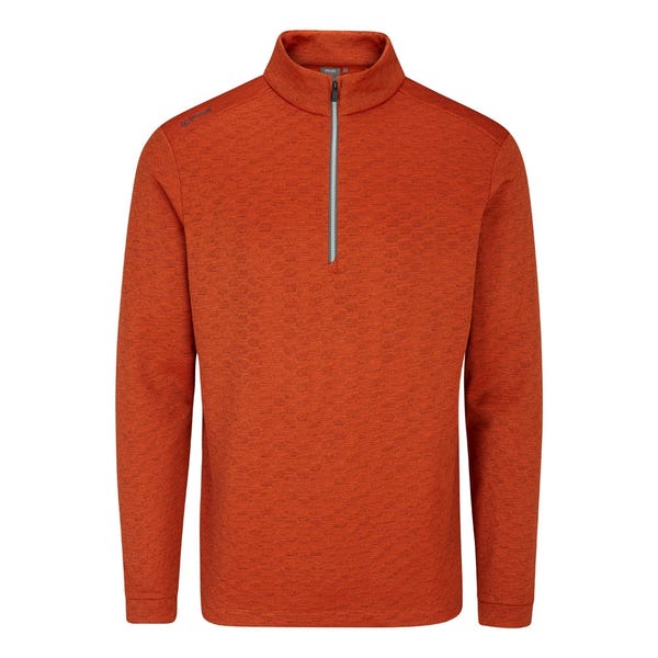 Ping Bexton Men's Half Zip Fleece - Russet Multi