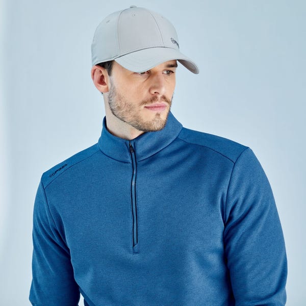Ping Bexton Men's Half Zip Fleece - Tidal Blue Multi