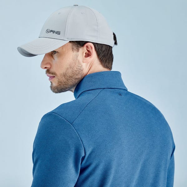 Ping Bexton Men's Half Zip Fleece - Tidal Blue Multi