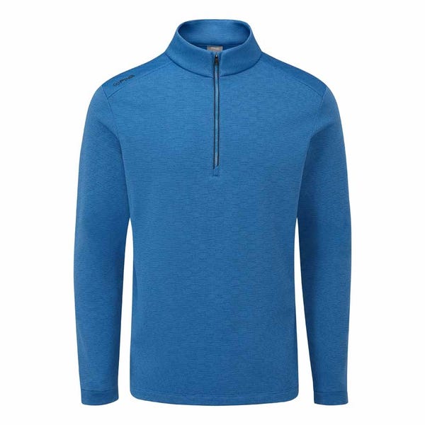 Ping Bexton Men's Half Zip Fleece - Tidal Blue Multi