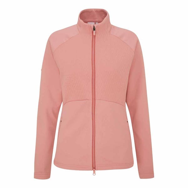 Ping Catherine Ladies Full Zip Fleece - Muted Pink