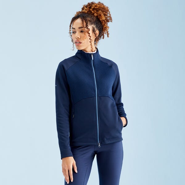 Ping Catherine Ladies Full Zip Fleece - Navy