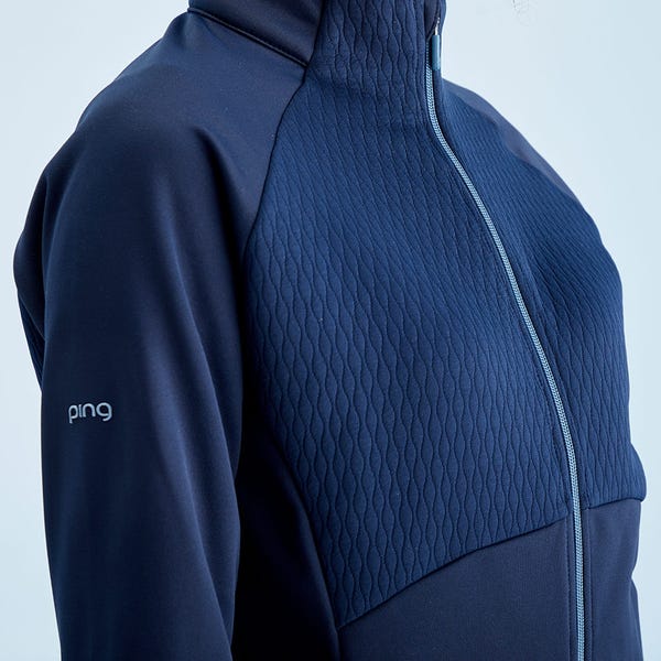 Ping Catherine Ladies Full Zip Fleece - Navy