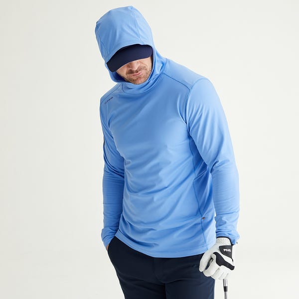 Ping Ceb Men's Hooded Fleece - Cornflower Blue