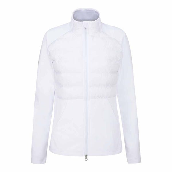 Ping Clare Ladies Zoned Fleece Jacket - White
