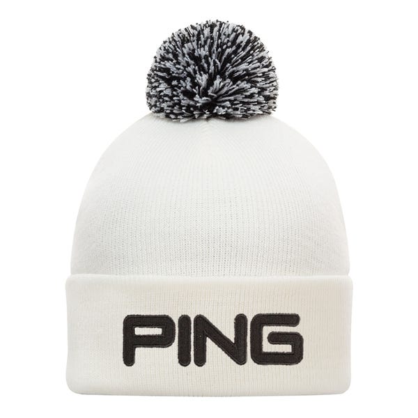 Ping Classic Bobble Hat - White