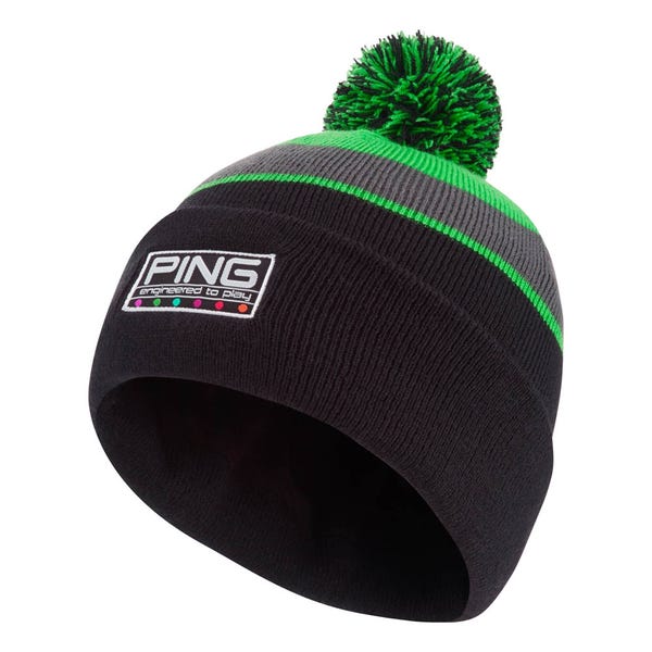 Ping Colour Code Men's Bobble Hat - Black Multi