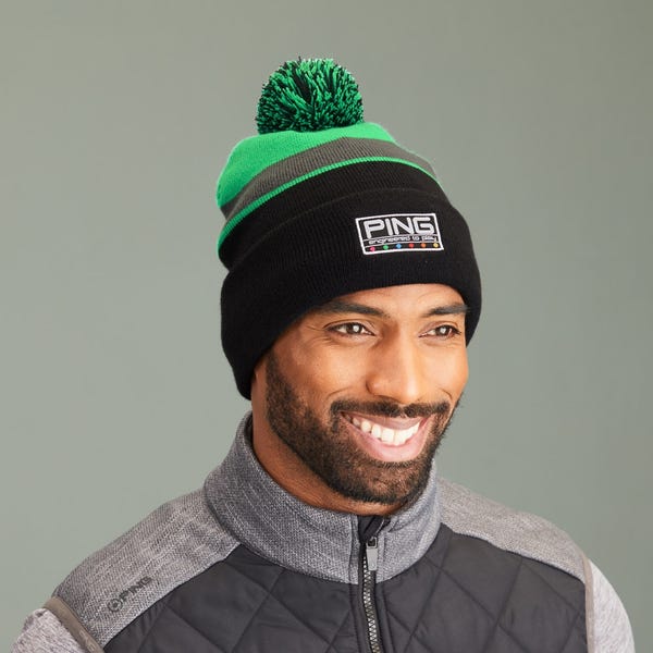 ping Colour Code Men's Bobble Hat - Black Multi