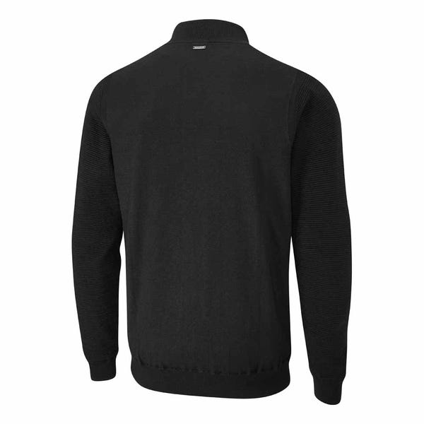 Ping Croy Men's Lined Half Zip Sweater - Black
