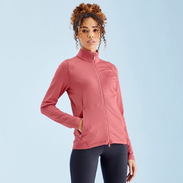 ping Eda Ladies Lightweight Full Zip Jacket - Rose