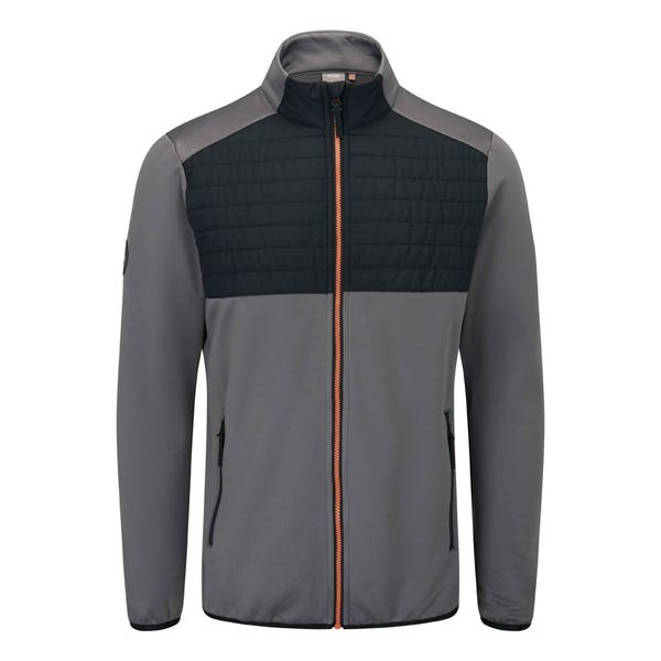 Ping Firth Men's Hybrid Fleece Jacket - Rock/Black