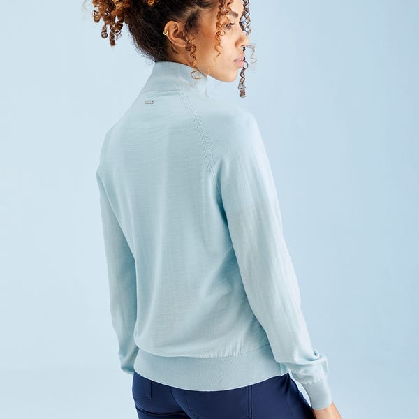 Ping Fran Ladies Hybrid Full Zip Jacket - Opal