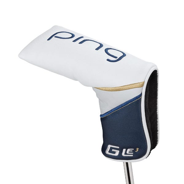 ping G Le3 Blade Putter Headcover - Navy/White/Gold