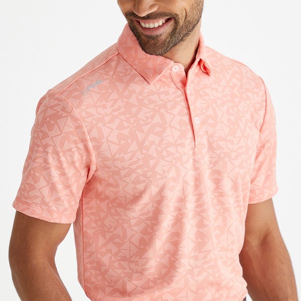 Ping Geo Camo Men's Polo Shirt - Desert Flower