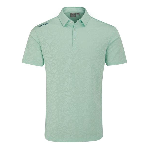 Ping Geo Camo Men's Polo Shirt - Misty Green