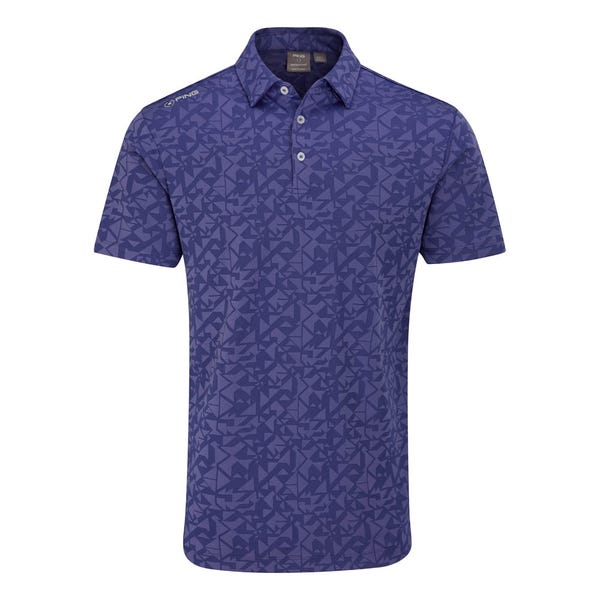 Ping Geo Camo Men's Polo Shirt - Twilight