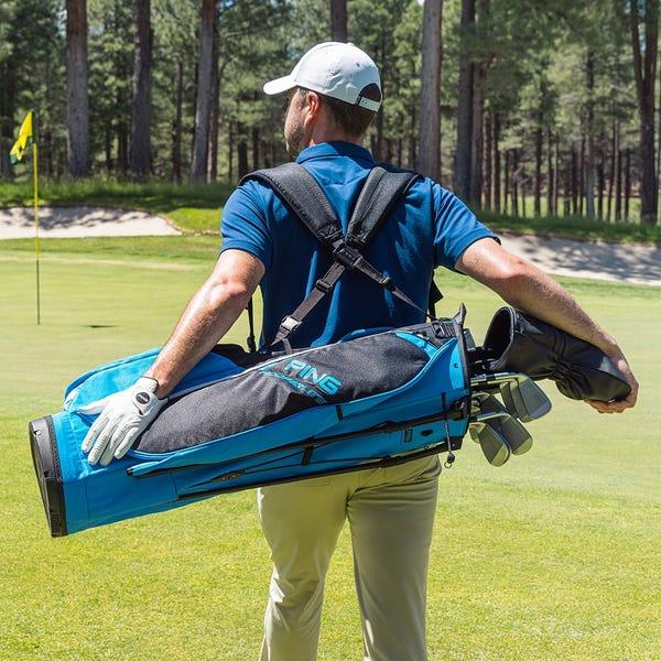 Ping Hoofer Lite Golf Carry Bag - Blue/Black