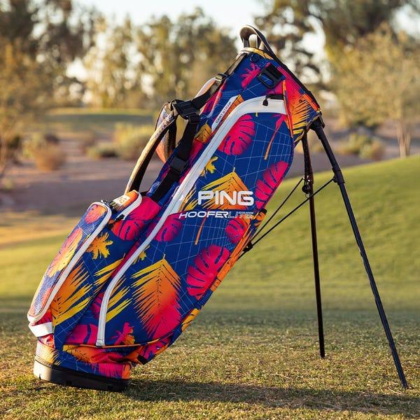 Ping Hoofer Lite Golf Carry Bag - Electric Sunset