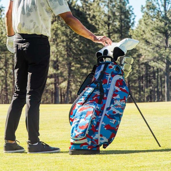 Ping Hoofer Lite Golf Carry Bag - USA Camo