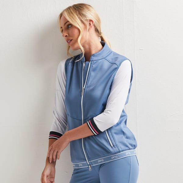 Ping Immy Ladies Fleece Vest - Coronet Blue