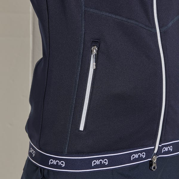 Ping Immy Ladies Fleece Vest - Navy