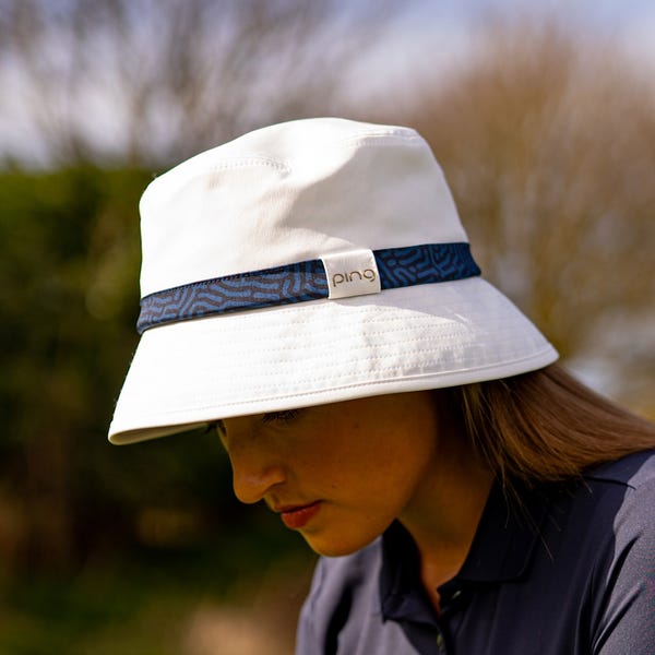Ping Ladies Bucket Hat - White
