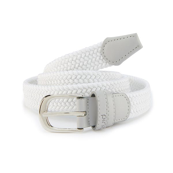 ping Ladies Golf Stretch Webbing Belt - White