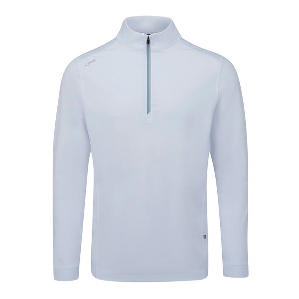 ping Latham Men's Half Zip Midlayer - White