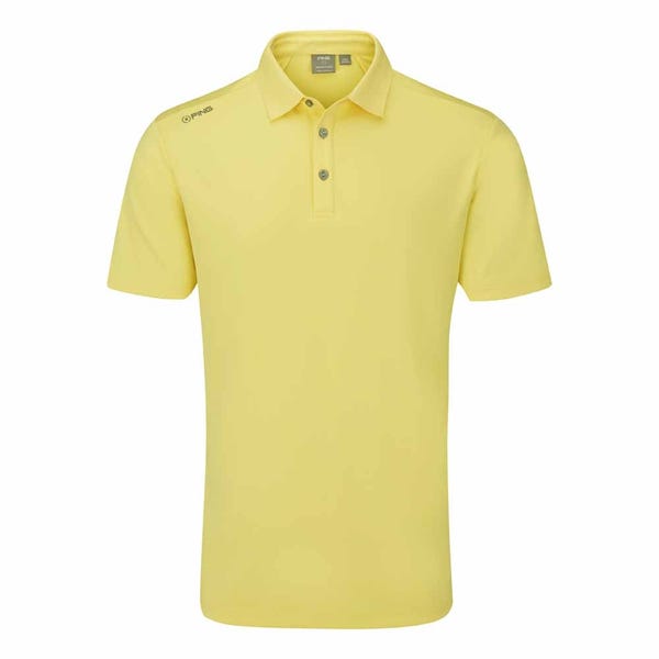 Ping Lindum Men's Polo Shirt - Lemon
