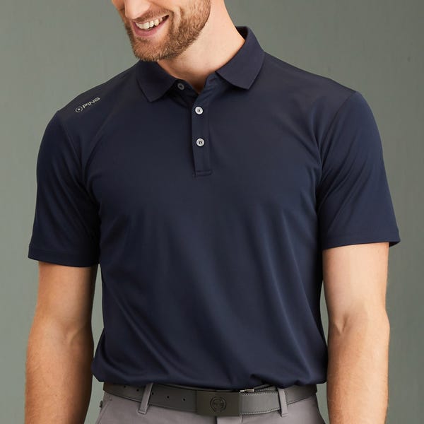 Ping Lindum Men's Polo Shirt - Navy