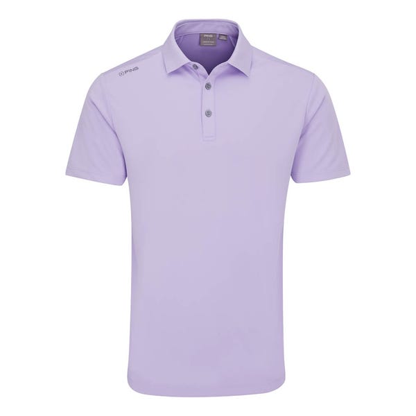 Ping Lindum Men's Polo Shirt - Purple Ash