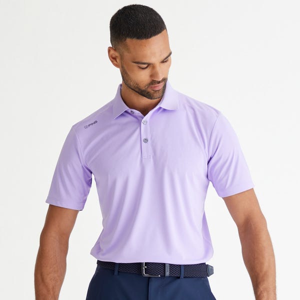ping Lindum Men's Polo Shirt - Purple Ash