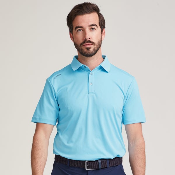 ping Lindum Men's Polo Shirt - Sky Blue