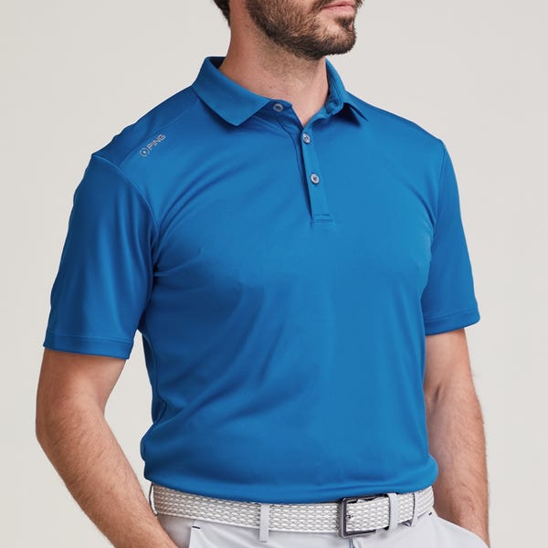 Ping Lindum Men's Polo Shirt - Snorkel Blue