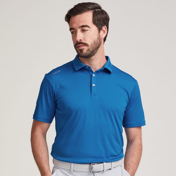 ping Lindum Men's Polo Shirt - Snorkel Blue