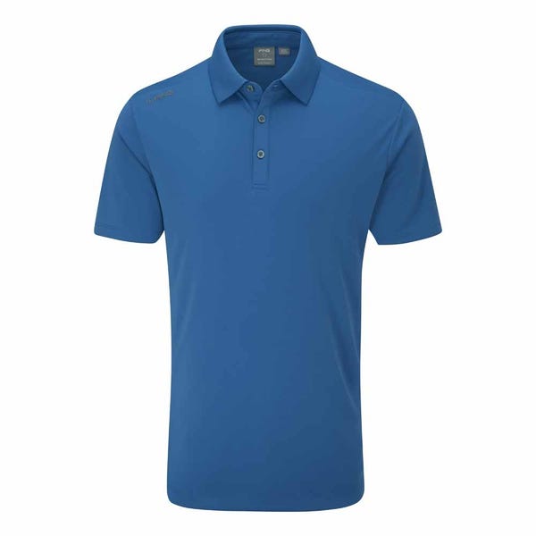 Ping Lindum Men's Polo Shirt - Tidal Blue