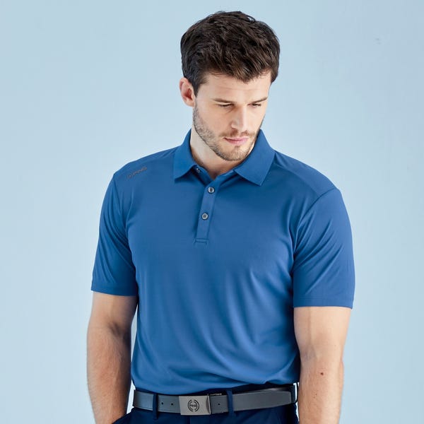 ping Lindum Men's Polo Shirt - Tidal Blue