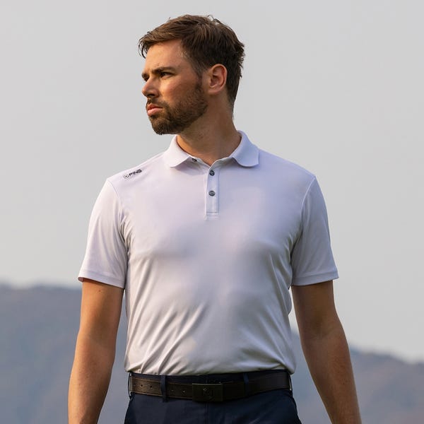 Ping Lindum Men's Polo Shirt - White