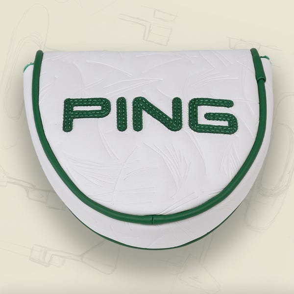 ping Looper Mallet Putter Headcover - White/Green