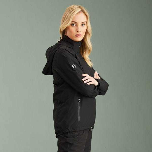 Ping Milli Ladies Hooded Waterproof Jacket - Black