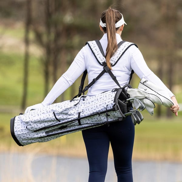 Ping Moonlander Golf Stand Bag - White/Mr. PING