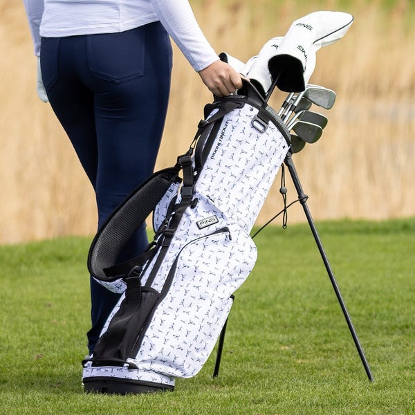 Ping Moonlander Golf Stand Bag - White/Mr. PING