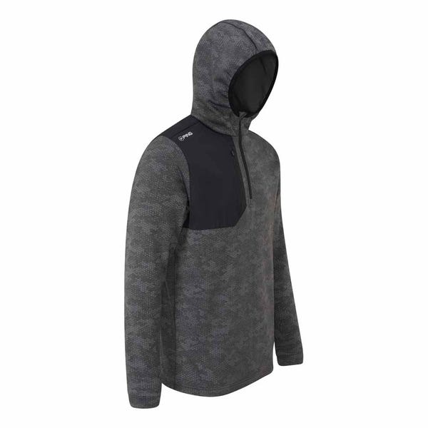 Ping Nexa Men's Hooded Half Zip Fleece - Black