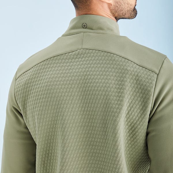 Ping Nolan Men's Quarter Zip Fleece - Lichen