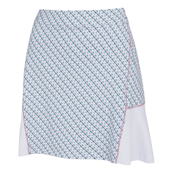 Ping Odetta Ladies Printed Skort - White/Neoteric